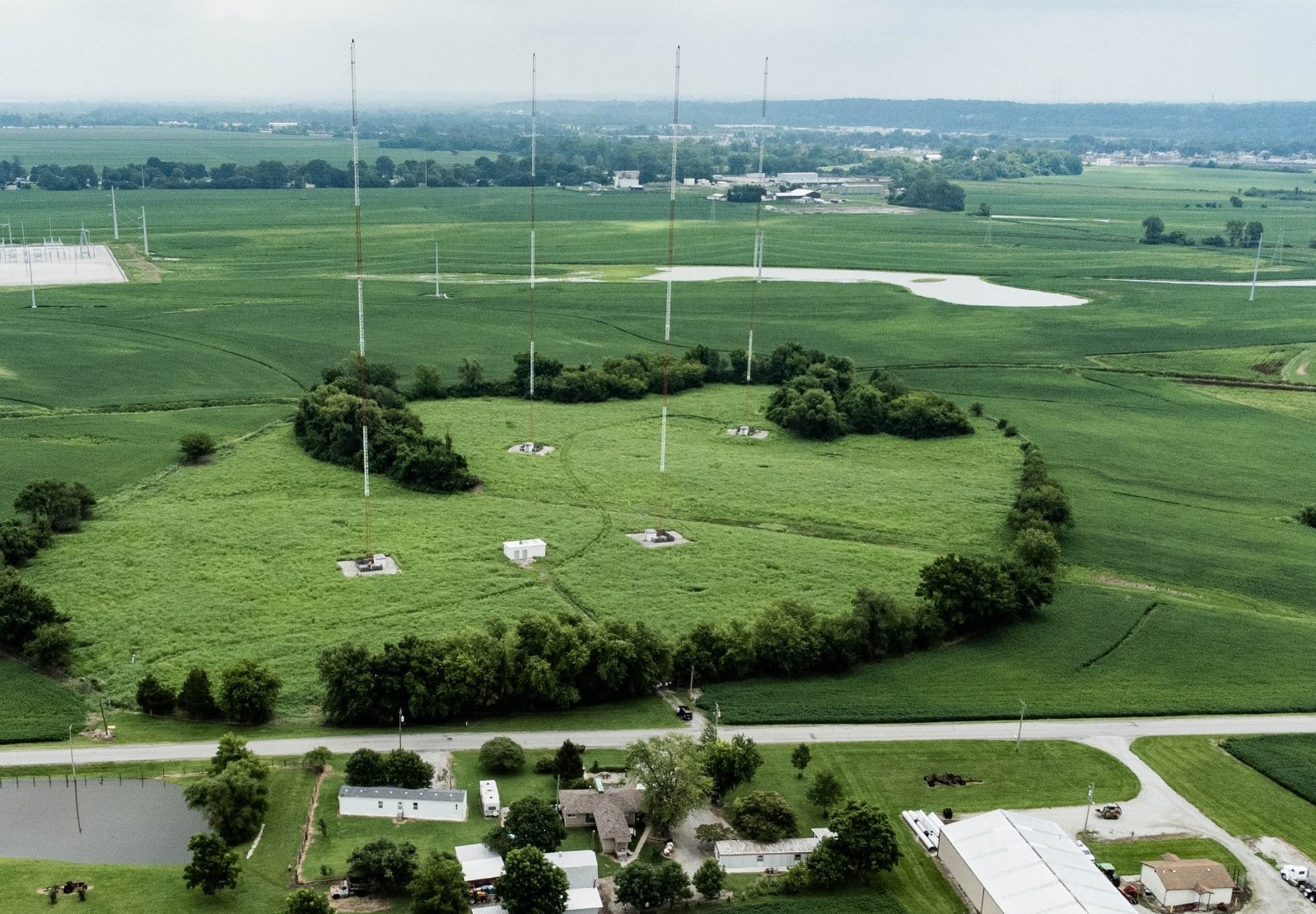 Nexstar/WGN transmitter site data center campus, a photo of the site